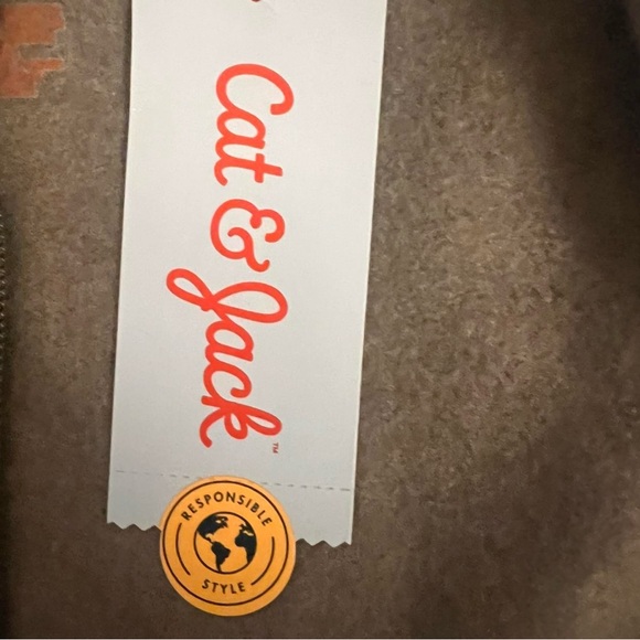 Cat & Jack Gray Fleece 2pc - Picture 3 of 3